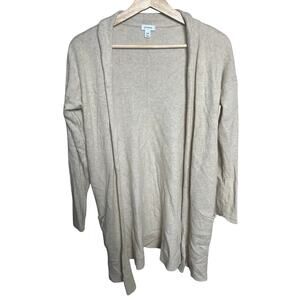 Cuyana Cream Wool Warm Cardigan L/XL Women